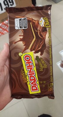 BISC WAFER DADINHO DUO CHOCOLATE 90G