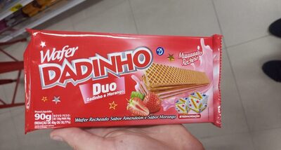 BISC WAFER DADINHO DUO MORANGO 90G
