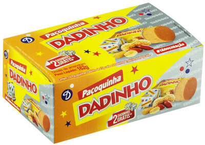 Kit 10 Paçoquinhas Dadinho 162g Grátis 2 Dadinhos Tradicionais De 6g Cada