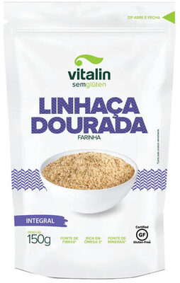 Farinha De Linhaça Dourada Integral Vitalin Pouch 150g