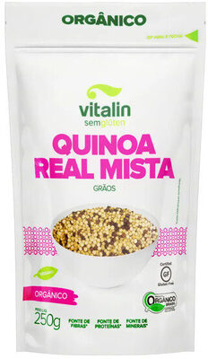 Quinoa Real Mista Em Grãos Orgânica Vitalin Pouch 150g