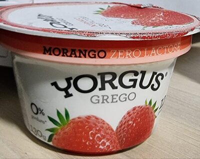 Yorgus Grego Morango Zero Lactose