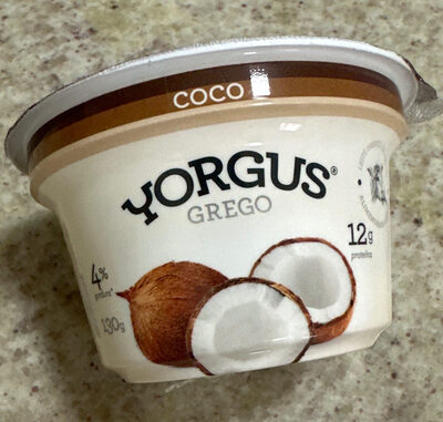 Yorgus Grego Coco front packaging