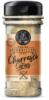 Sal De Parrilla Para Churrasco Br Spices Frasco 330g