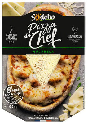 Pizza Muçarela Sodebo Do Chef Caixa 200g