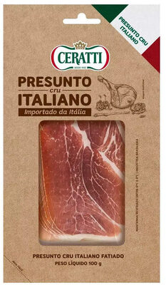 Presunto Cru Fatiado Italiano Ceratti 100g