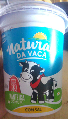 manteiga natural da vaca