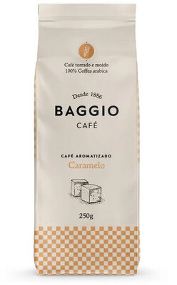 Café Torrado E Moído Caramelo Baggio Pacote 250g front packaging