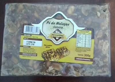 Pé de Moleque front packaging