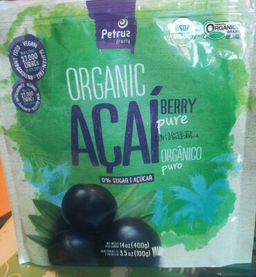 Organic Açaí Berry front packaging