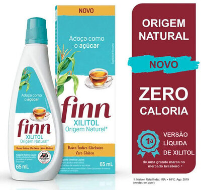Adoçante Líquido Xilitol Finn Caixa 65ml