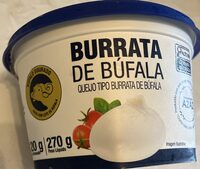 Queijo Burrata De Búfala Búfalo Dourado 120g