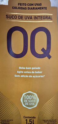 Suco de Uva Integral front packaging