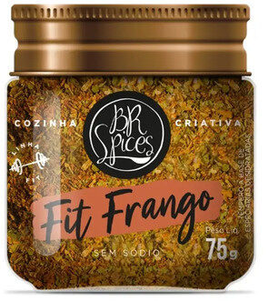 Tempero Para Frango Zero Sódio Br Spices Fit Pote 75g