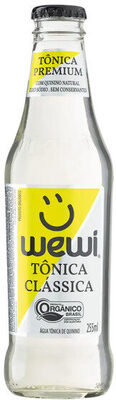 água Tônica Clássica Orgânica Zero Sódio Wewi Premium Garrafa 255ml