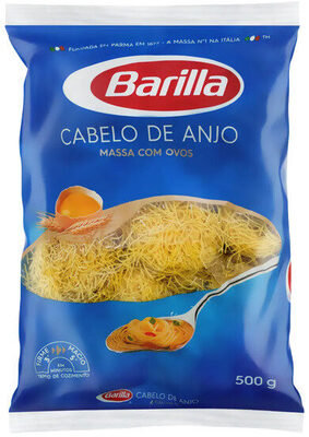 Macarrão Com Ovos Cabelo De Anjo Barilla Pacote 500g front packaging