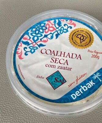 Coalhada seca com zaatar front packaging