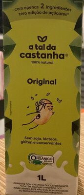 Bebida De Castanha De Caju - A Tal Da Castanha front packaging