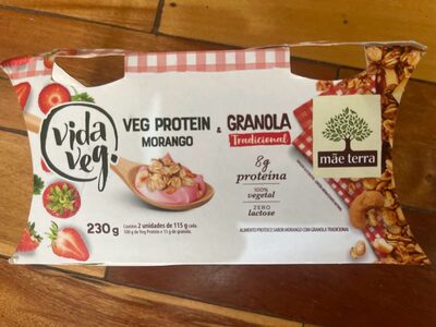 VegProtein Morango Com Granola
