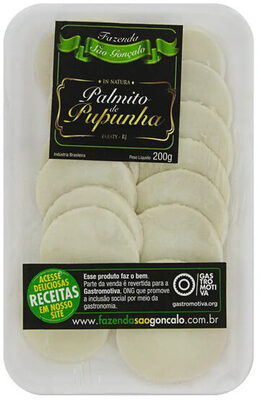 Palmito Pupunha Rodelas Fazenda São Gonçalo 200g