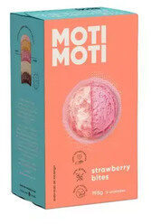Sobremesa Gelada Morango Moti Moti Caixa 198g 6 Unidades