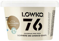 Sorvete Choco Chips Lowko Pote 100ml