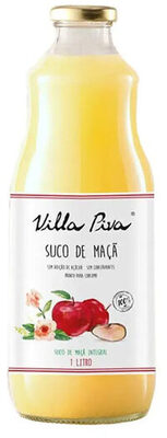 Suco Integral Maçã Villa Piva Garrafa 1l front packaging