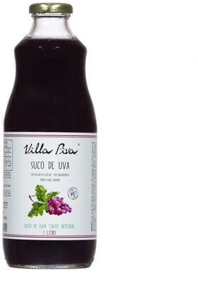 Suco Integral Uva Tinto Villa Piva Garrafa 1l