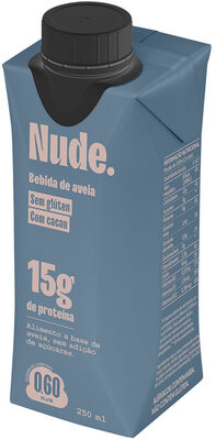 Bebida à Base De Aveia Cacau Nude. Caixa 250ml