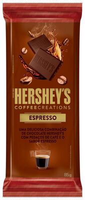 Chocolate Com Pedaços De Café Espresso Hersheys Coffee Creations Pacote 85g