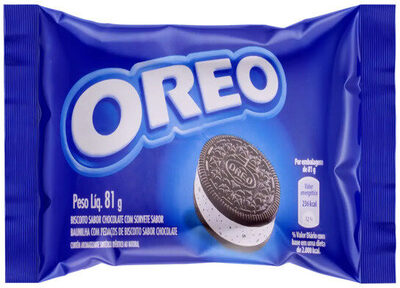 Sorvete Baunilha Com Biscoito De Chocolate Oreo Pacote 81g