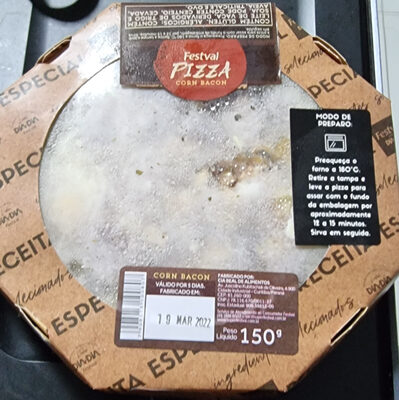 Pizza Individual Corn Bacon