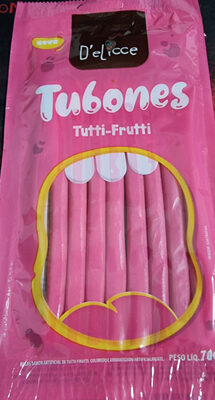 Balas Sabor Artificial de Tutti Frutti front packaging