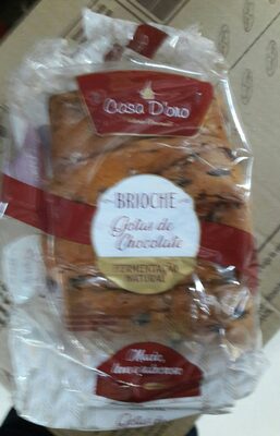 Brioche gotas de chocolate