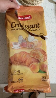 Croissant con farcitura all’albicocca