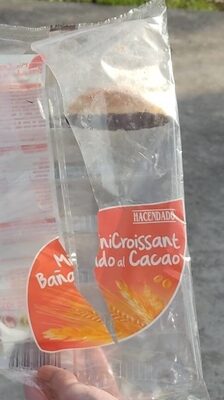MiniCroissant Bañado al Cacao front packaging