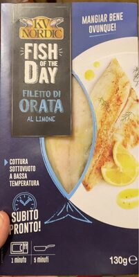 Filetto di orata al limone