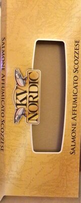 Salmone affumicato scozzese front packaging