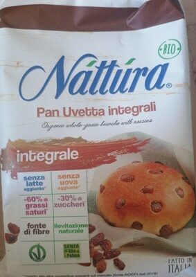 Pan uvetta integrali front packaging