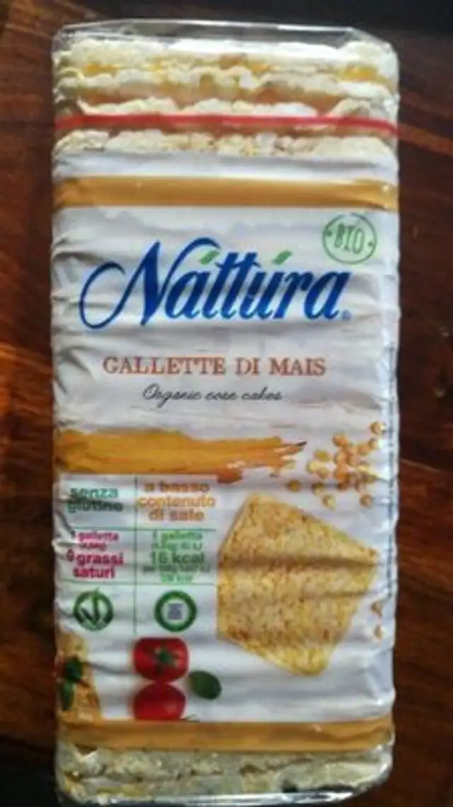Gallette di Mais front packaging