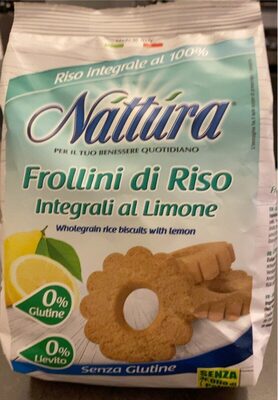 Frollini di riso integrali al limone