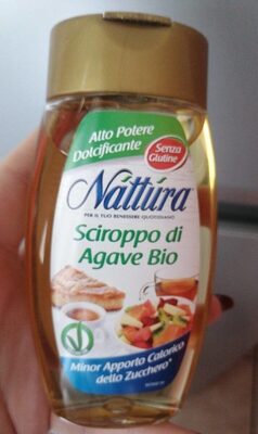 Sciroppo d'agave bio front packaging