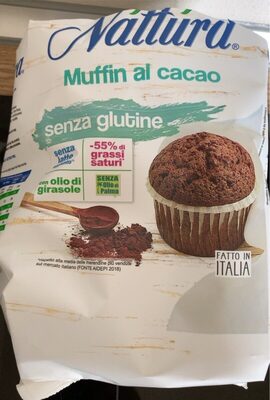 Muffin al cacao front packaging