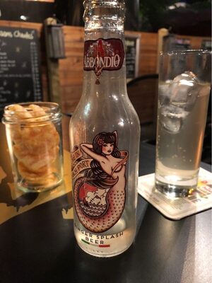 Ginger splash beer front packaging