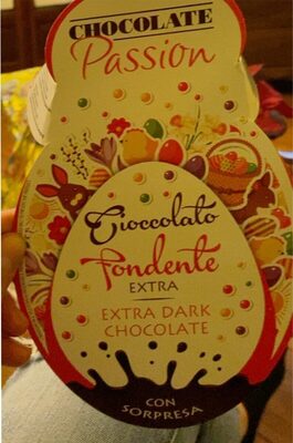 Cioccolato extra fondente front packaging