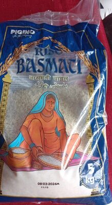 Riso Basmati origine India/Pakistan