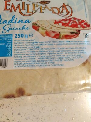 Piadina a spicchi