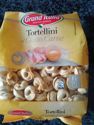 Tortellini al gusto carne (boiled) front packaging