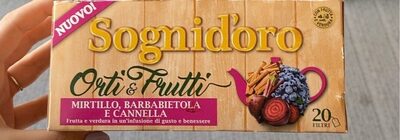 tisana mirtilli, barbabitola e cannella