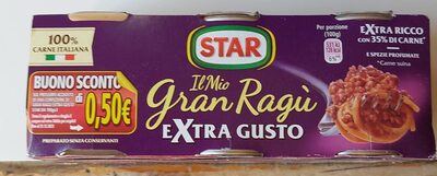Gran ragù star extragusto front packaging
